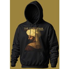 Butişört 'osmanlı Serisi - Fatih Sultan Mehmed' Baskılı Dar Kesim Sweatshirt