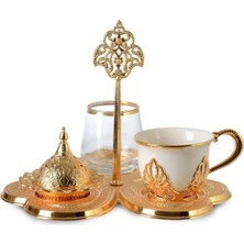 PremiumPort Kahve Fincanı Takımı, Şık ve Zarif Sunum Seti, Ev ve Ofis Için