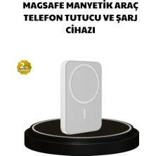 FRY Manyetik Kablosuz Powerbank – iPhone 12/13/14/15 Uyumlu, Hızlı Şarjlı, Ultra Hafif