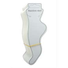 Çelik Yazılı Kalın Halhal Kartı 100 Adet