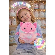 Toyfest Squishmallows Cthulhu Shea Tie Dye Hoodie Serisi 20 cm Yumuşak Peluş Oyuncak