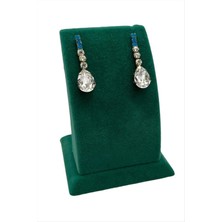 Anfora Kumaş Kaplamalı Küçük Küpe Standı