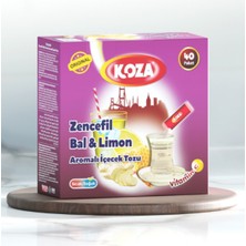 Kuzgun Ticaret Koza Tek Içimlik Zencefil Bal Limon Aromalı Toz Içecek 40'lı