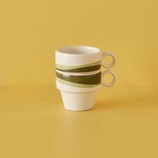 PremiumPort Şık Yeşil 2'li Espresso Seti, 105 Cc, Günün Her Anına Uygun