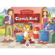 Kuzgun Ticaret Üç Boyutlu Masallar - Çizmeli Kedi (Ciltli)
