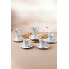 PremiumPort Klasik Türk Kahvesi Takımı, Zarif ve Şık Tasarım, 6 Parça Set