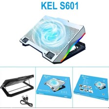 ForWhat Büro Ev Ofis Bilgisayarı Için Fanlı Rgb Işıklı Metalik Notebook Suğutucu