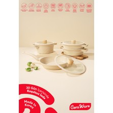 PremiumPort Pratik ve Şık 10 Parça Seramik Yapışmaz Tencere ve Tava Seti