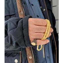 Severdoğaltaş Gümüş Kaya Damla Kehribar Seti