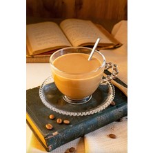 PremiumPort 6'lı Cam Çay Fincan Seti 12 Parça, 200 Ml, Şık ve Dayanıklı Tasarım