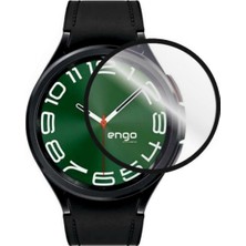 Guleron Samsung Galaxy Watch 6 Classic 43MM Tam Kaplayan Nano Ekran Koruyucu 2 Adet