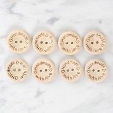 İlk El Grup Loren Crafts Handmade 8'li Düğme - 1616 (Ilkyz-Fshon-34)