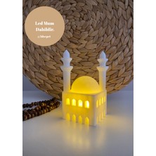 PremiumPort Camii Şeklinde LED Mumluk, Ramazan ve Bayram Hediyesi, Şık Dekorasyon