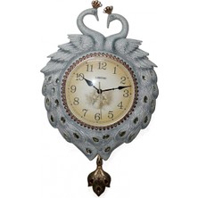 Pilelistore Duvara Asmalı Tavuskuşu Saat