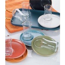 PremiumPort Şık 12 Parça Çay Seti, Zarif ve Modern Tasarım, Hızlı Kargo