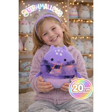 Toyfest Squishmallows Loch Ness Canavarı Shon Tie Dye Hoodie Serisi 20 cm Yumuşak Peluş Oyuncak