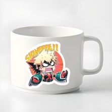 PremiumPort Küçük Türk Kahvesi ve Espresso Fincanı, Anime Temalı, 180 ml