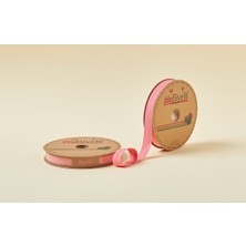 İlk El Grup Biye Koton Katlı D50 Mercan 2 cm 25 Metre %65 Koton %35 Polyester (Ilkyz-Fshon-34)