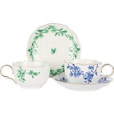 PremiumPort Şık 2'li Çay Fincan Seti, Zarif ve Kullanışlı 220CC Tasarım