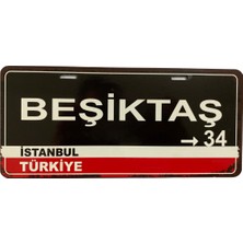 PremiumPort Şehir Temalı Mdf Plaka, Dekoratif Yön Tabela 11X24 cm