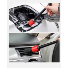 Ellesill 5’li Detaylı Araba Temizlik Fırçası Seti - Çok Amaçlı Araç Bakım Kiti - Autobrush