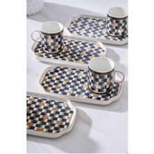 PremiumPort 6'lı Skye Kahve Fincan Takımı, Şık ve Kullanışlı Set