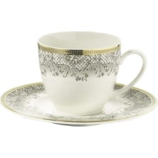 PremiumPort 6'lı Kalipso Desenli Kahve Fincan Takımı, Şık ve Kullanışlı Set