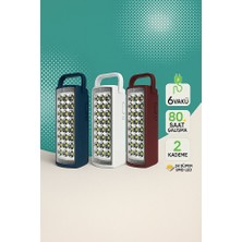 Avda Kamp Lambası 6V – 24 LED – 80 Saat – Şarjlı Işıldak | 1 Adet | Karışık Renk