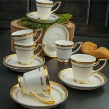 PremiumPort 6'lı Kahve Fincan Takımı, Şık ve Dayanıklı Tasarım