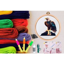 İlk El Grup Punch Seti Nakış Seti Kasnaklı Kendin Yap Seti Seri 66 (Ilkyz-Fshon-34)