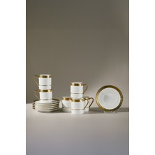 PremiumPort Şık 6'lı Kahve Fincanı Seti, 90 Ml, Zarif ve Dayanıklı Tasarım