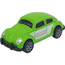 Kuzgun Ticaret Çek Bırak Metal Küçük Arabalar 8 cm - SH40031 - Yeşil Vosvos (Lisinya)