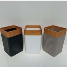 Kuzgun Ticaret Mimoza Çizgili Ahşap Diş Fırçalık 1 Adet ROYALEKS-Y-869