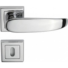 Nobel Funda Nikel Inox Kare Rozetli Wc