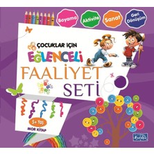 Kuzgun Ticaret Eğlenceli Faaliyet Seti - Mor Kitap - 5+ Yaş