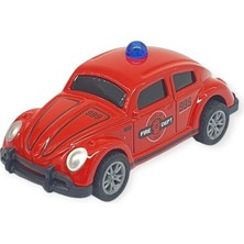 Kuzgun Ticaret Çek Bırak Metal Küçük Arabalar 8 cm - SH40031 - Itfaiye Vosvos (Lisinya)