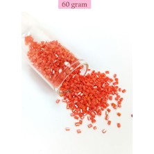 Kuzgun Ticaret Kesme Cam Boncuk 2mm - 60 Gram - Mercan Kırmızı - BNC358