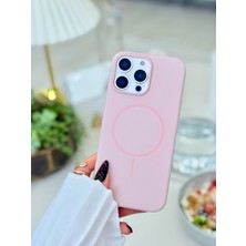 Go Aksesuar Iphone 14 Promax Uyumlu Magsafe Özellikli Parmak Izi Bırakmaz Darbe Önleyici Sıvı Silikon Kılıf