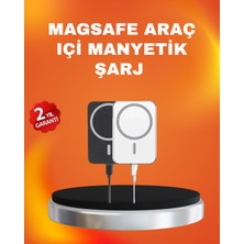 İlkyaz Fashion Akıllı Koruma Sistemli Magsafe Araç Tutucu iPhone 12/13/14 Uyumlu ILKYZHB-RS3455
