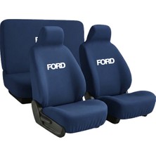 Zapomi Ford Uyumlu Focus Koltuk Servis Kılıfı Ön Arka Takım Lacivert