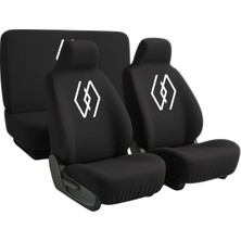 Zapomi Renault Uyumlu Kangoo Oto Koltuk Servis Kılıfı Ön Arka Penye Takım