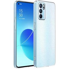 İlkyaz Fashion Oppo Reno 6 Pro Kılıf Kamera Korumalı Ultra Ince Şeffaf Silikon KILIF-(5775) ILKYZHB-RS3455