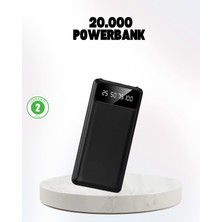 İlkyaz Fashion Çoklu Güvenlik Korumalı 20.000 Mah Powerbank Fener Özellikli ILKYZHB-RS3455