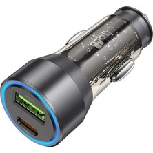 İlkyaz Fashion Hoco NZ12A Action PD43W USB + Type-C Hızlı Şarj Araç Çakmaklı Şarj ALETI-(5775) ILKYZHB-RS345