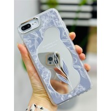 Go Aksesuar IPhone 6 Plus - 7 Plus - 8 Plus Uyumlu Aynalı  Model Silikon Kılıf