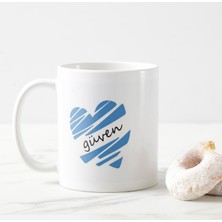 Tp Güven Temalı Porselen Kupa Bardak