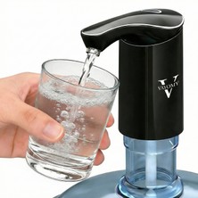 Vayomy Silentpro Sessiz Şarjlı Otomatik Damacana Su Pompası Dalgıç Motor Yüksek Hızlı Dolum Çocuk Kilidi (Bpa Free)