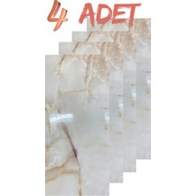 PremiumPort Mermer Desenli Köpük Pvc Duvar Paneli 30X60 Cm, 4'lü Set, 0.72 M²