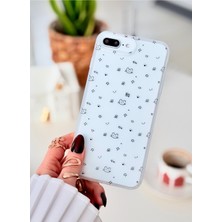 Go Aksesuar Iphone 7 Plus ve 8 Plus Uyumlu Mat Baskı Parmak Izi Bırakmaz Şeffaf Kılıf