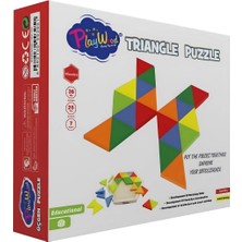 Popüler Sepet Ahşap Üçgen Puzzle